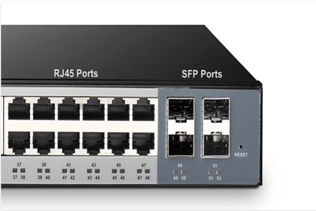 INTERFACES AND CABLES - SFP ports